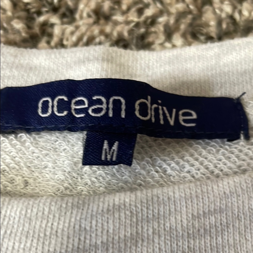 Ocean Drive Light Gray Women's Sweatshirt - Picture 6 of 6